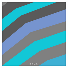 Load image into Gallery viewer, TEAL STRIPE (SEA COLLECTION) 12x12