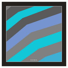 Load image into Gallery viewer, TEAL STRIPE (SEA COLLECTION) 12x12