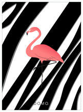 Load image into Gallery viewer, PINK FLAMINGO 16x22