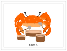 Load image into Gallery viewer, DRUMMER CRAB (SEA COLLECTION) 22x16