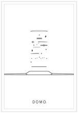 Load image into Gallery viewer, EXPLODED WATCH B&W 24X36