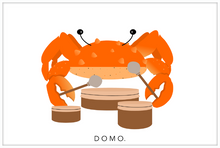 Load image into Gallery viewer, DRUMMER CRAB (SEA COLLECTION) 36x24