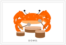 Load image into Gallery viewer, DRUMMER CRAB (SEA COLLECTION) 36x24