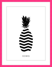 Load image into Gallery viewer, ABSTRACT PINEAPPLE B&W 8x11