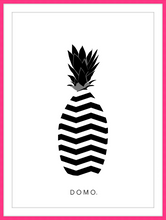 Load image into Gallery viewer, ABSTRACT PINEAPPLB&W 16x22