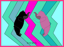 Load image into Gallery viewer, DISCO BEARS 22x16