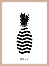 Load image into Gallery viewer, ABSTRACT PINEAPPLE B&W 8x11
