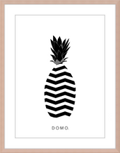 Load image into Gallery viewer, ABSTRACT PINEAPPLE B&W 8x11