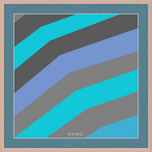Load image into Gallery viewer, TEAL STRIPE (SEA COLLECTION) 12x12