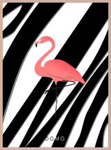 Load image into Gallery viewer, PINK FLAMINGO 16x22