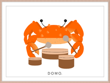 Load image into Gallery viewer, DRUMMER CRAB (SEA COLLECTION) 22x16
