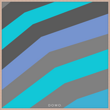 Load image into Gallery viewer, TEAL STRIPE (SEA COLLECTION) 24x24
