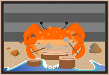 Load image into Gallery viewer, DRUMMER CRAB OCEAN (SEA COLLECTION) 36x24