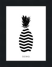 Load image into Gallery viewer, ABSTRACT PINEAPPLE B&W 8x11
