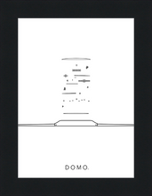 Load image into Gallery viewer, EXPLODED WATCH B&W 8X11