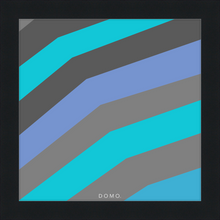 Load image into Gallery viewer, TEAL STRIPE (SEA COLLECTION) 12x12