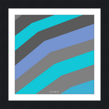 Load image into Gallery viewer, TEAL STRIPE (SEA COLLECTION) 12x12