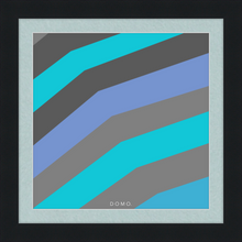 Load image into Gallery viewer, TEAL STRIPE (SEA COLLECTION) 12x12
