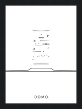 Load image into Gallery viewer, EXPLODED WATCH B&W 16X22