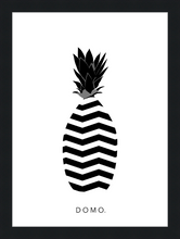 Load image into Gallery viewer, ABSTRACT PINEAPPLB&W 16x22