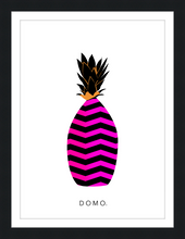 Load image into Gallery viewer, ABSTRACT PINEAPPLE PURPLE FADE 16x22