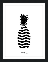 Load image into Gallery viewer, ABSTRACT PINEAPPLB&W 16x22