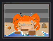 Load image into Gallery viewer, DRUMMER CRAB OCEAN (SEA COLLECTION) 22x16