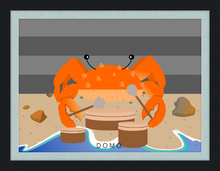 Load image into Gallery viewer, DRUMMER CRAB OCEAN (SEA COLLECTION) 22x16