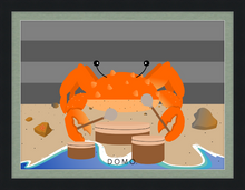 Load image into Gallery viewer, DRUMMER CRAB OCEAN (SEA COLLECTION) 22x16