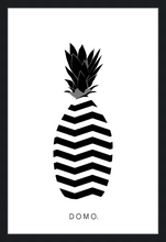 Load image into Gallery viewer, ABSTRACT PINEAPPLE B&W 24x36