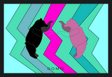 Load image into Gallery viewer, DISCO BEARS 36x24