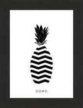 Load image into Gallery viewer, ABSTRACT PINEAPPLE B&W 8x11