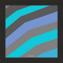 Load image into Gallery viewer, TEAL STRIPE (SEA COLLECTION) 12x12