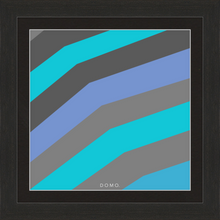 Load image into Gallery viewer, TEAL STRIPE (SEA COLLECTION) 12x12