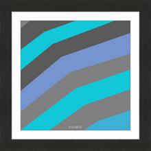 Load image into Gallery viewer, TEAL STRIPE (SEA COLLECTION) 12x12