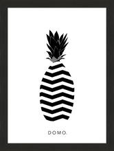 Load image into Gallery viewer, ABSTRACT PINEAPPLB&W 16x22