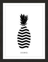 Load image into Gallery viewer, ABSTRACT PINEAPPLB&W 16x22
