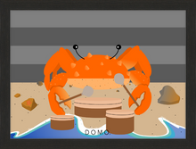 Load image into Gallery viewer, DRUMMER CRAB OCEAN (SEA COLLECTION) 22x16