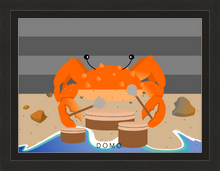 Load image into Gallery viewer, DRUMMER CRAB OCEAN (SEA COLLECTION) 22x16