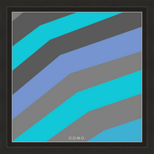 Load image into Gallery viewer, TEAL STRIPE (SEA COLLECTION) 24x24