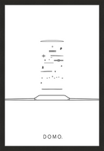 Load image into Gallery viewer, EXPLODED WATCH B&W 24X36
