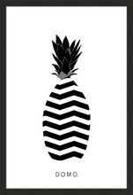 Load image into Gallery viewer, ABSTRACT PINEAPPLE B&W 24x36