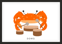Load image into Gallery viewer, DRUMMER CRAB (SEA COLLECTION) 36x24