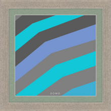 Load image into Gallery viewer, TEAL STRIPE (SEA COLLECTION) 12x12