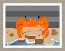 Load image into Gallery viewer, DRUMMER CRAB OCEAN (SEA COLLECTION) 22x16