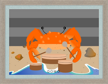 Load image into Gallery viewer, DRUMMER CRAB OCEAN (SEA COLLECTION) 22x16