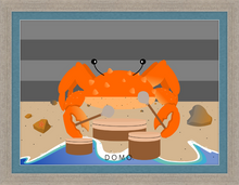 Load image into Gallery viewer, DRUMMER CRAB OCEAN (SEA COLLECTION) 22x16