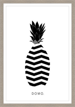 Load image into Gallery viewer, ABSTRACT PINEAPPLE B&W 24x36