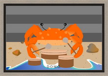 Load image into Gallery viewer, DRUMMER CRAB OCEAN (SEA COLLECTION) 36x24