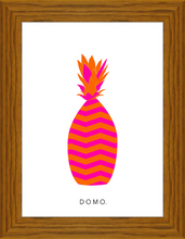 Load image into Gallery viewer, ABSTRACT PINEAPPLE ORANGE 8X11